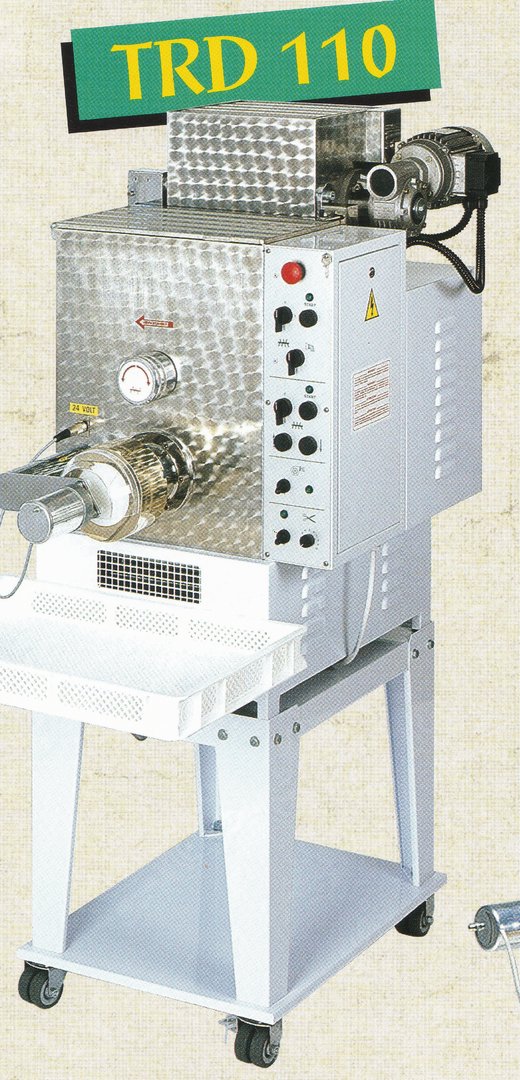 SELA Nudelmaschine TRD 110 in Edelstahl mit 1 Teflonmatrize