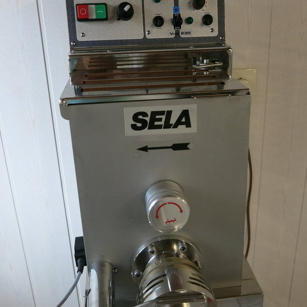 gebrauchte SELA TR 75 W Nudelmaschine Edelstahl mit 1 Teflonmatrize